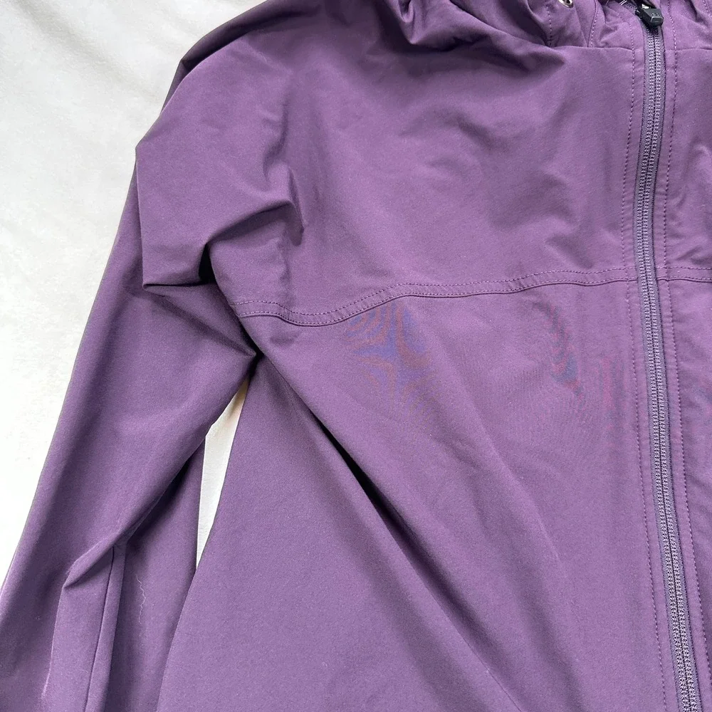 Sweaty Betty London Purple Hooded Lightweight Jacket Size S‎ Thumbholes